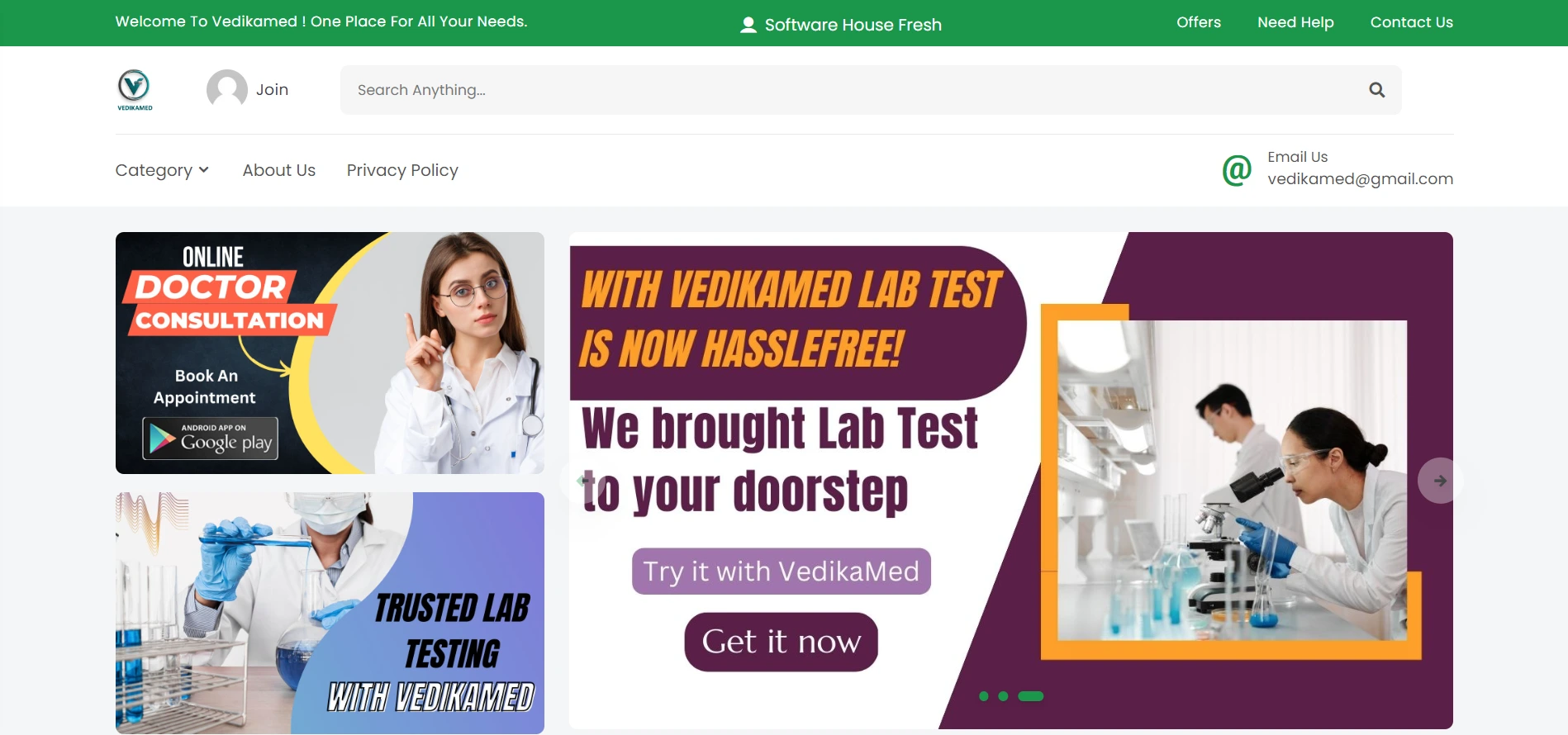 vedikamed web